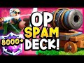 8000+ LADDER PUSH with BROKEN DRILL BRIDGE SPAM DECK!