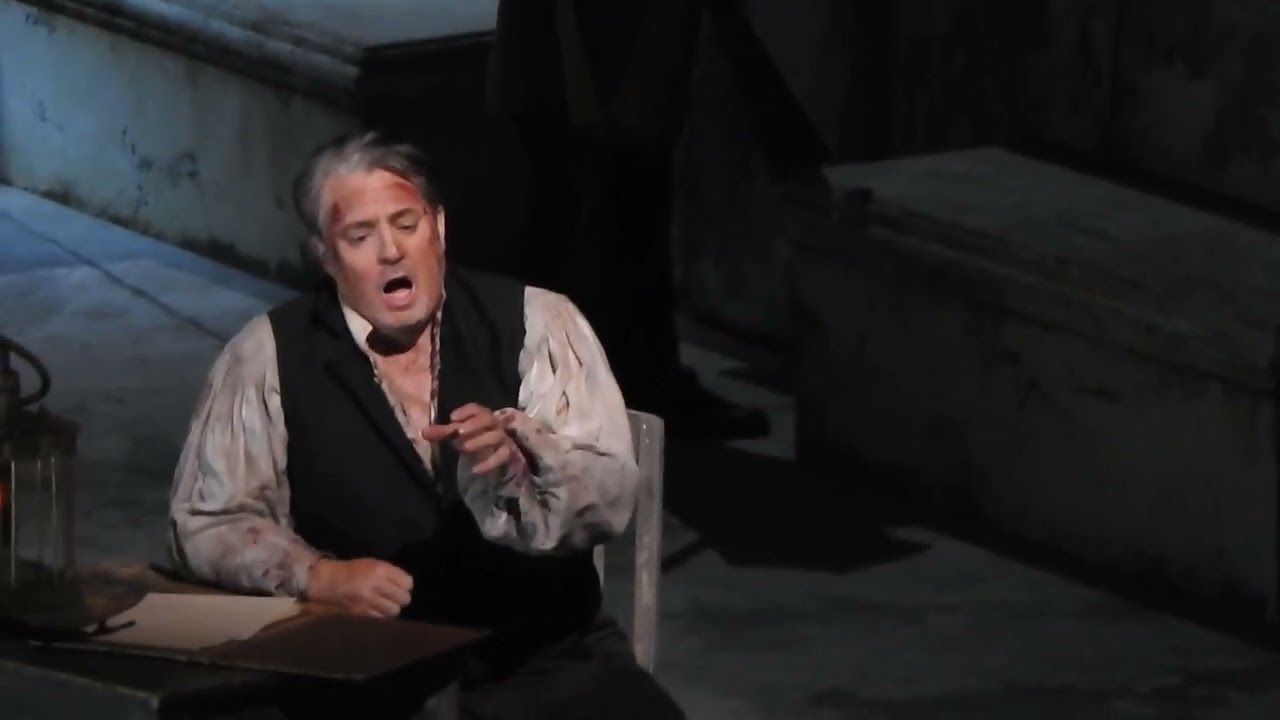 Matthew Polenzani.  Giacomo Puccini's Tosca. "E lucevan le stelle"