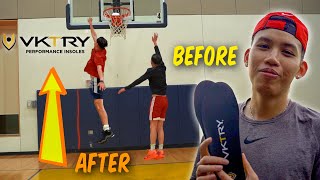 Testing the BEST Basketball Insoles That Make You Jump Higher \& Run Faster! VKTRY Insoles Jump Test!
