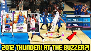 GALAXY OPAL KEVIN DURANT & PD WESTBROOK! 2012 THUNDER! BUZZER BEATER?! ROAD TO 12-0! NBA 2K20 MYTEAM