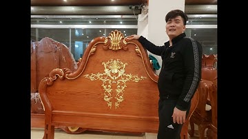 ĐẲNG CẤP VỚI GIƯỜNG GỖ DÁT VÀNG