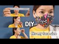 DIY CREATE A MASK THAT FITS MY FACE SIZE//내 얼굴 사이즈에 맞는 마스크 만들기