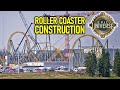 Epic Universe Construction - Dueling Roller Coaster Progress