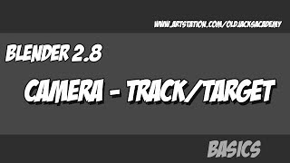 Blender 2.8 : Camera target