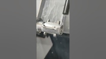High-speed milling and 1mm drilling on the ST-46YT lathe. #cnc #cncprecision #smartlathe