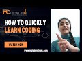 Learn coding with mc talent hunt