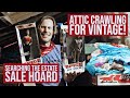 ATTIC TREASURE HUNT! | VINTAGE FINDS IN HOARDER ESTATE SALE