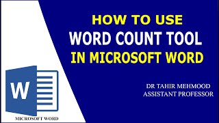 How to Use Microsoft Word’s Word Count Tool | How to count the number of words in your Word document
