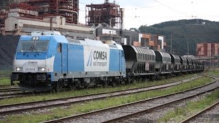 Trenes Carbonero de Acciona con locomotoras de Comsa "Carbón para la Robla"