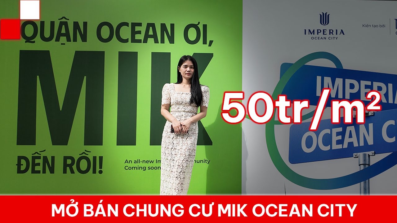 Mở bán chung cư MIK Group tại Vinhomes Ocean Park 2 giá chỉ từ 50tr/m2