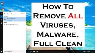 How to remove computer virus, malware, spyware, full computer clean and maintenance 2017