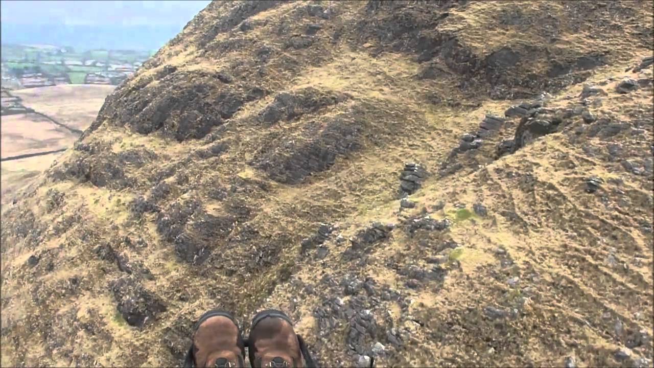 Paraglide Binnaw, Tourmakeady, Ireland - Feb 2011