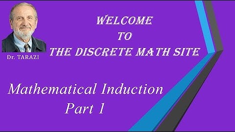 Mathematical Induction Part 1 of 3