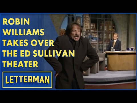 Robin Williams Takes Over The Show | Letterman