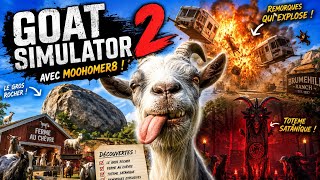 je trouve un caillouuu ! Pt.2 goat simulator ! Ft.@Moohomer8 (on pète tout !)
