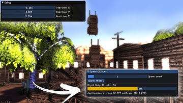 ImGui (Interface), Mesh Collisions  | Uniday Engine (C++ OpenGL Game Engine)