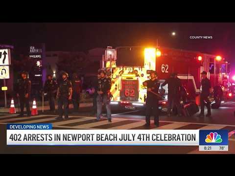 More than 400 arrests made in Fourth of July celebrations in Newport Beach