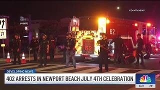 More than 400 arrests made in Fourth of July celebrations in Newport Beach