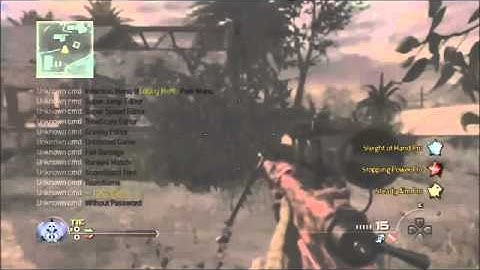 Black & Yellow v1 0 CFG Menu   MW2 1.14   NON JAILBREAK