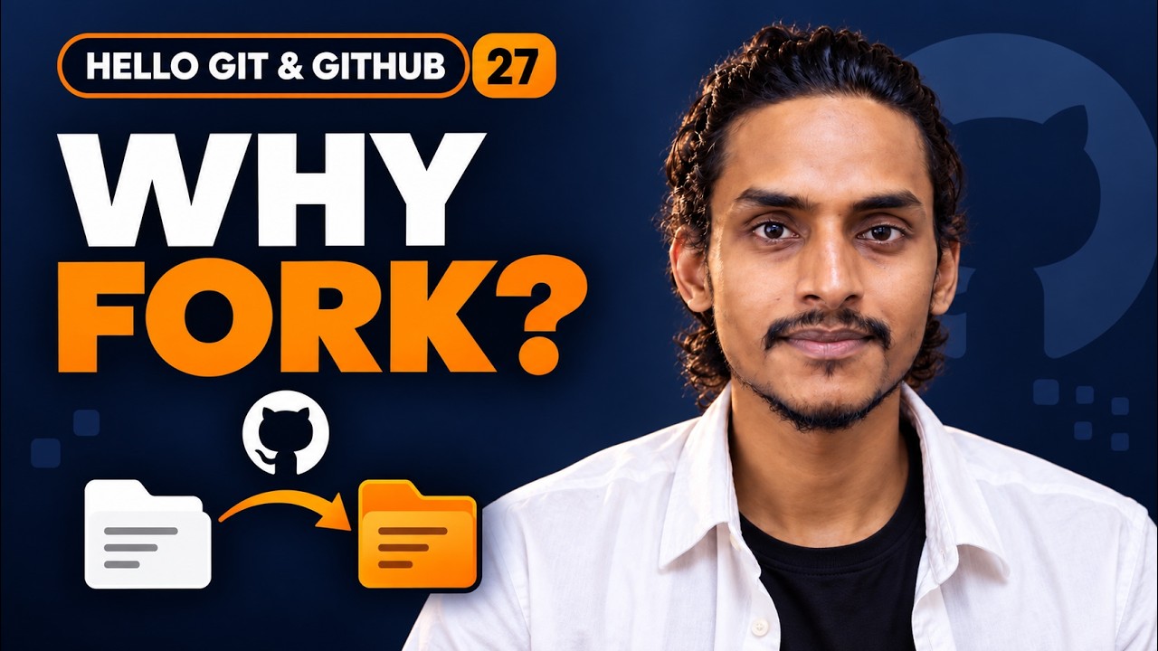 27. Fork a GitHub Repository: When and Why - YouTube