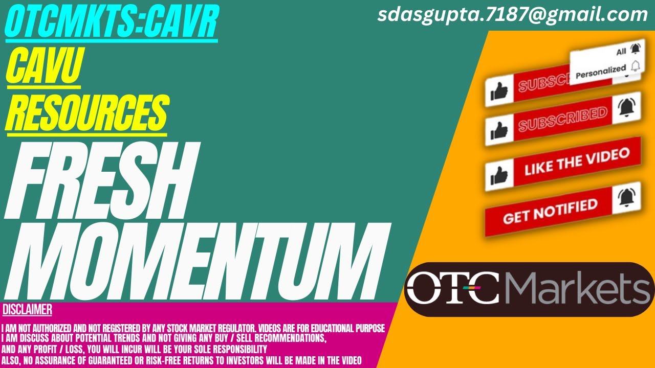 FRESH MOMENTUM : CAVR STOCK ANALYSIS | CAVU RESOURCES STOCK
