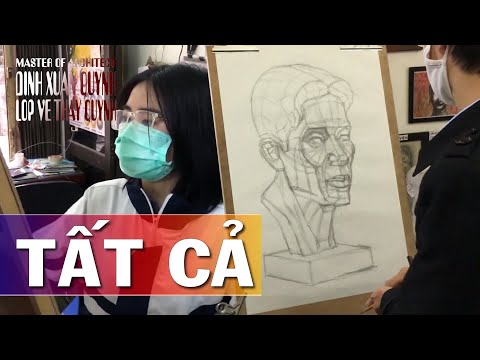 Phân tích và Vẽ tất cả các mảng của 1 đầu tượng thạch cao theo cấu trúc Giải Phẫu Anatomy Phân tích và Vẽ tất cả các mảng của 1 đầu tượng thạch cao theo cấu trúc Giải Phẫu Anatomy