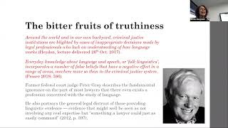 Seminar by Burridge, Manns, Musgrave, ‘Truth, truthiness and public science discourse’, CRLD 5/10/22