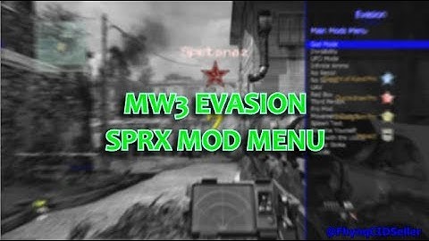 MW3 1.24 EVASION V7.3 PRE-GAME/IN-GAME NON HOST SPRX INSANE MOD MENU (UPDATED) +DOWNLOAD LINK!!