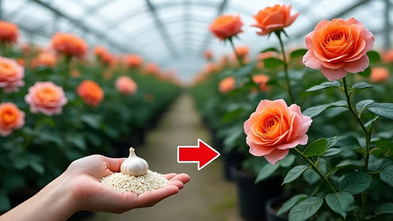 How to Root Roses Overnight Using Garlic and Rice | No Rooting Hormone ...