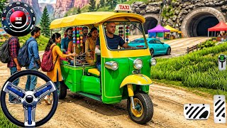Tuk Tuk Rickshaw Driving 3D: Realistic City Auto Rickshaw Driving Simulator Ride! Android Gameplay screenshot 3