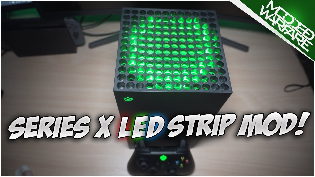 Xbox Series X RGB LED Strip Mod Tutorial!