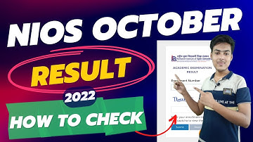 nios exam result 2022 | nios october result 2022 | nios result update