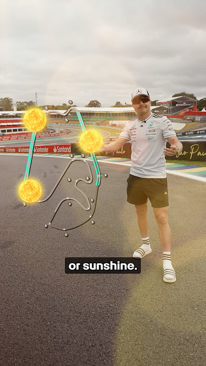 Valtteri with the weather forecast from Brasil 🌤️🌧️🌡️⚡️#f1 #mercedesf1 #formula1