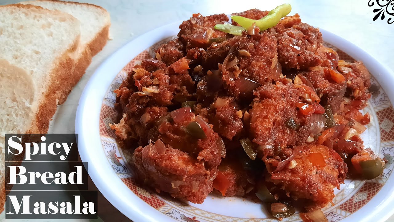 Spicy Bread Masala Easy and Delicious Bread Recipe with Simple Ingredients YouTube
