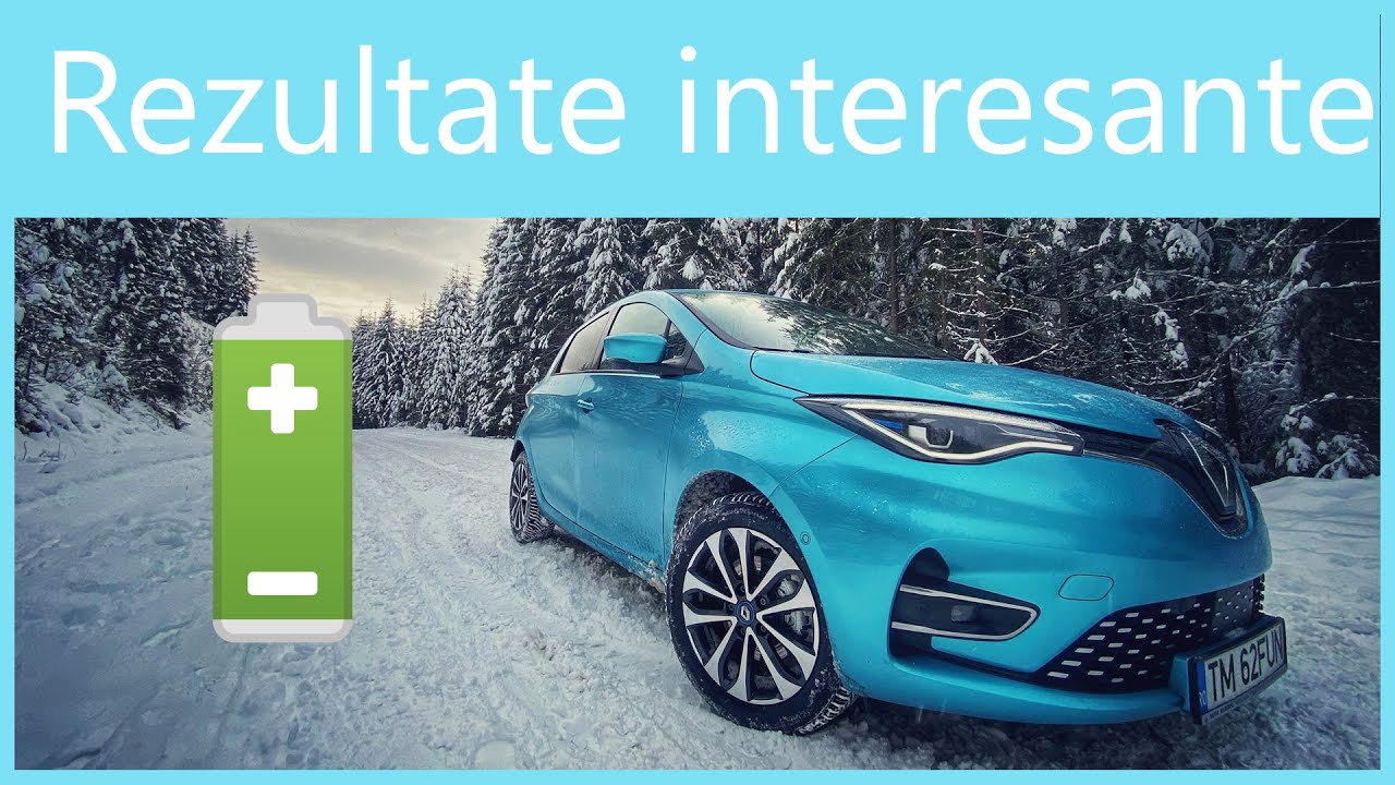 Consum & autonomie anvelope allseason (iarnă) vs anvelope vară cu mașina electrică Renault Zoe ZE50