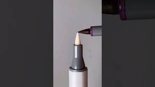 Brush Tip With 3 Colors! 🖊️✨ #Satisfying #Art #Marker