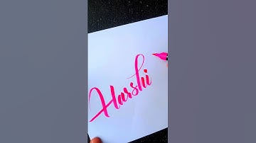 Harshit name design ll #youtubeshorts #shortsfeed #calligraphy #shorts #status #viral