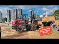 Rough Terrain Forklift Shows The Entire Workflow - 4ton