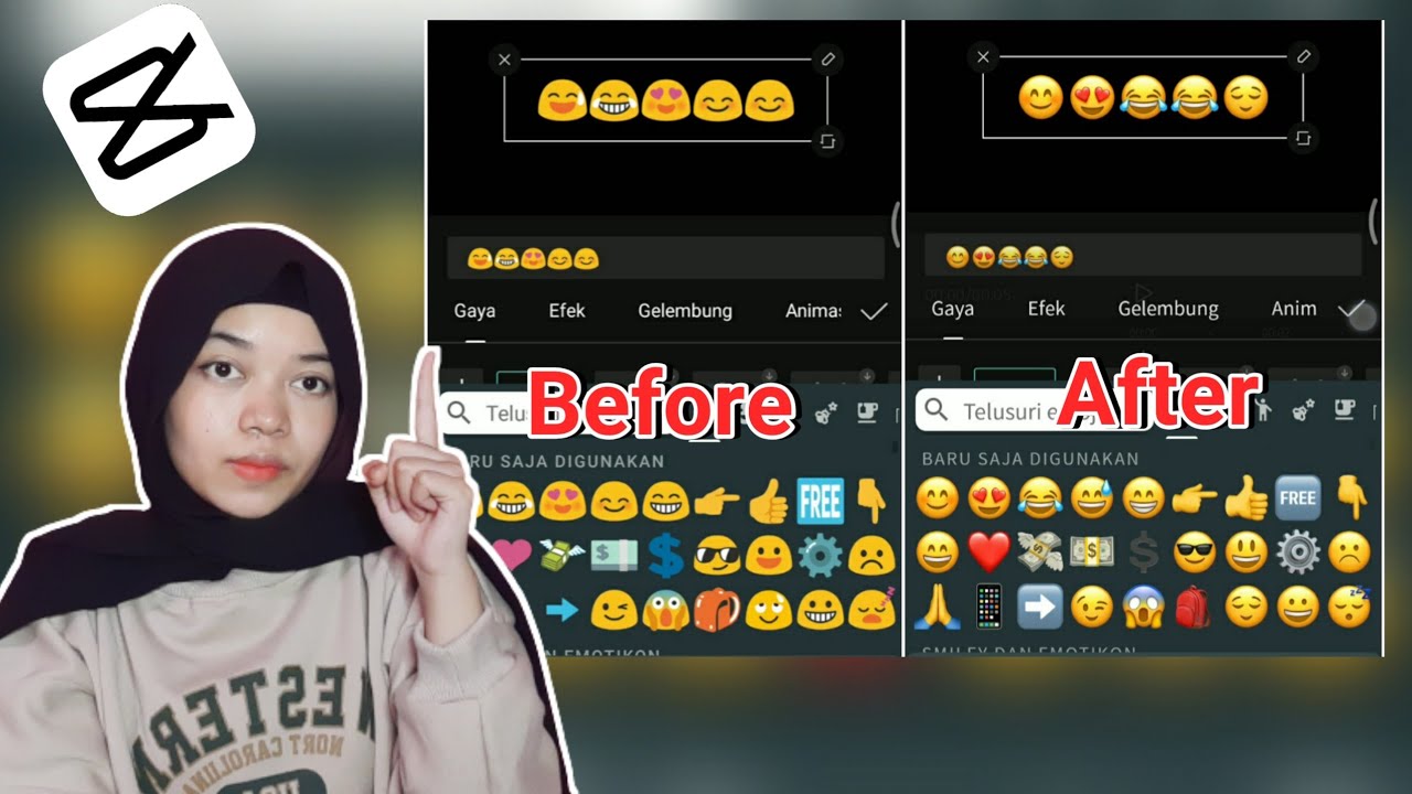 TUTORIAL EMOJI IPHONE DI CAPCUT IPHONE EMOJI ON CAPCUT YouTube