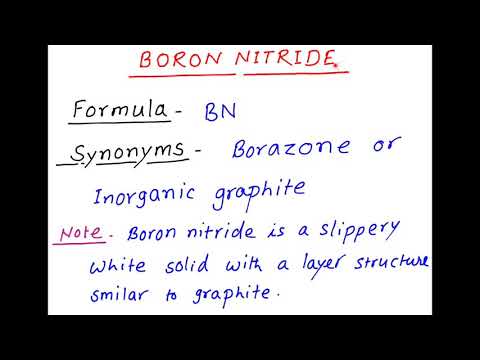 Boron nitride / Inorganic graphite / Borazon