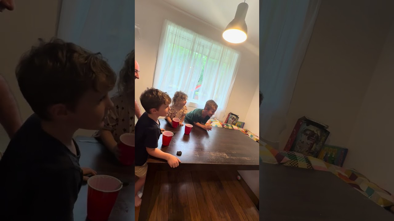 Oreo roulette with James, Dad, Theo and Eloise! 