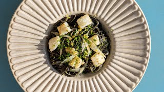 RECETTE - Spaghettis à l’encre de seiche - Fabrice Mignot
