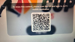 to enjoy this content please scan the qr and login to jio tv mobile application