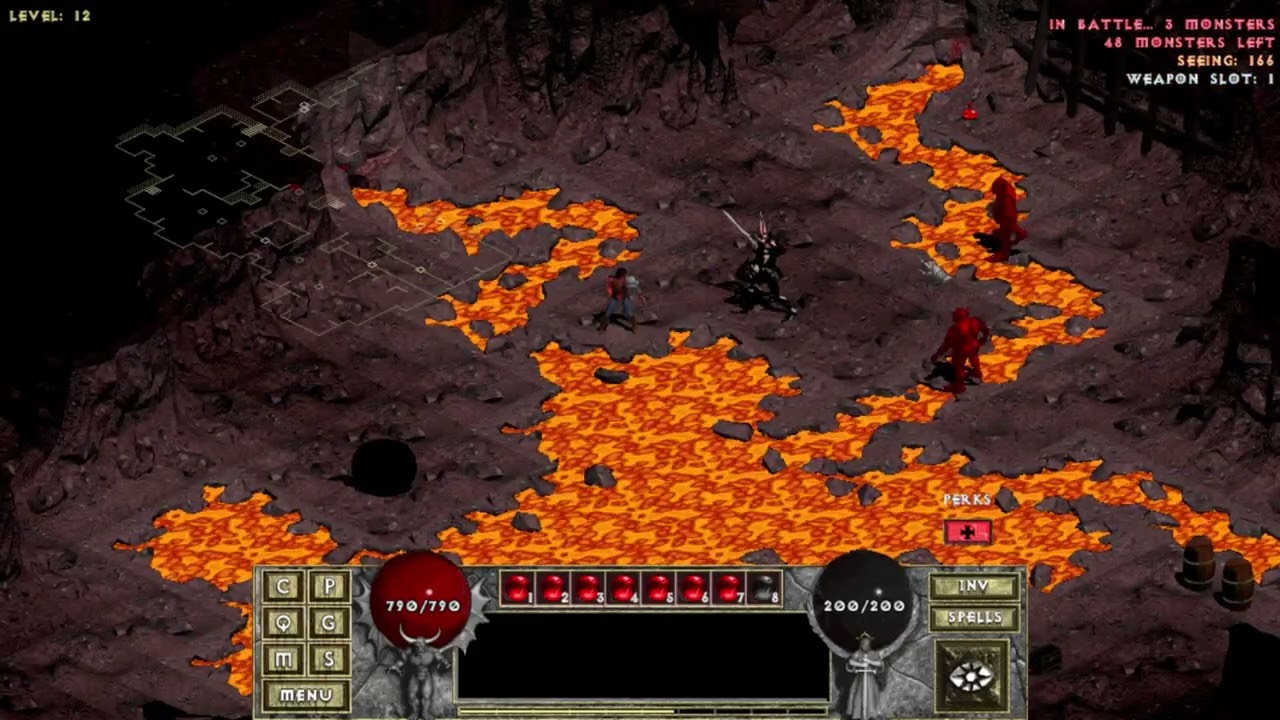 Diablo 1 The Hell 3 Mod #40 - Purgatory (Night Kin, No Commentary)