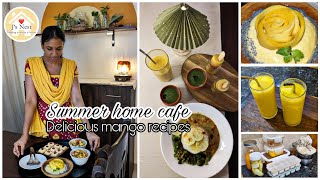 Cafe style summer meal ideas | Delicious mango recipes | What I ate in a day ?