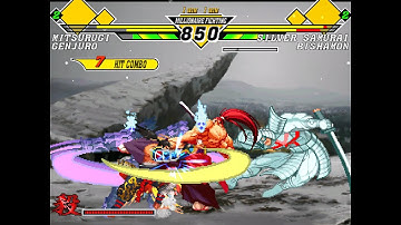 Mitsurugi & Genjuro vs Silver Samurai & Bishamon