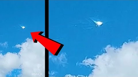 UFO caught on plane passenger