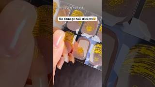 No damage nail stickers 🤩 #nails #nailart #pressonnails #pressons#beauty