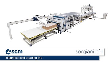 scm sergiani pf l - integrated cold pressing line