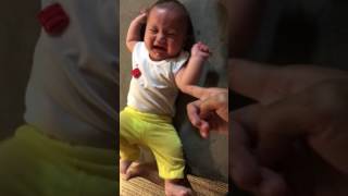 3months old baby trying to roll over | #AltizerFaM